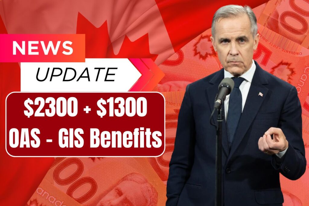 $2300 + $1300 OAS – GIS Benefits September 2025